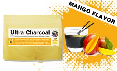 活性炭入りチャコールダイエットドリンク「UltraCharcoal(ウルトラチャコール)マンゴー味」