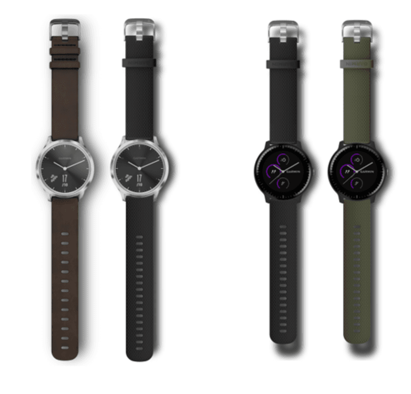 ガーミン　UNITED ARROWS限定『＋BAND MODEL』
“vivomove HR BlackSilver”、“vivoactive 3 Music”
ウォッチバンド2本入りを8月下旬より発売