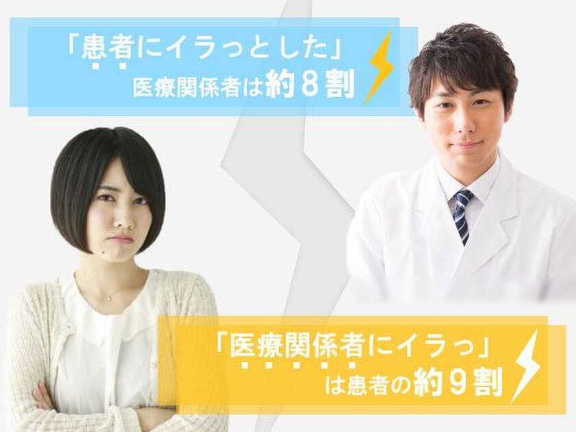 医療関係者の約8割が「患者にイラっとした」経験あり
医師や看護師、事務関係者ら130人の声を集計！