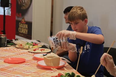 日本食ワークショップ-日本のカレーを使った料理に挑戦