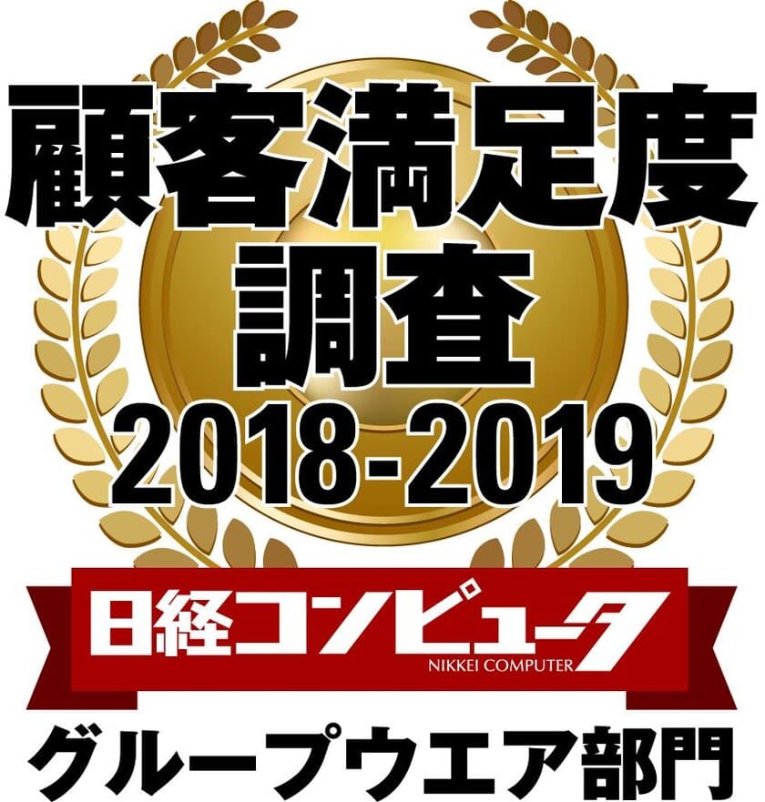 ネオジャパン、日経コンピュータ 顧客満足度調査2018-2019
　グループウエア部門で4年連続1位に