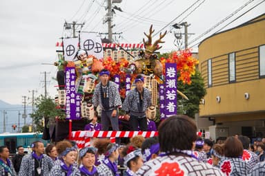 角館祭りのやま行事(2017年の様子)