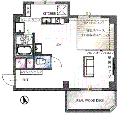 ラポール池下間取り図