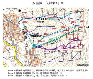 矢野東七丁目地区飛行計画