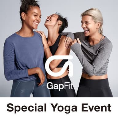 「Gap Fit スペシャルヨガイベント」イメージ