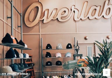 OVERLAB店内