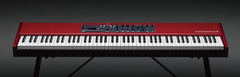 ライブステージでのピアノのリアルな質感と
パフォーマンス性を追求したステージ・キーボード
nord piano4