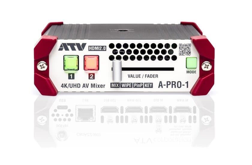 「最小で、最強」のもっともコンパクトな
4Kスイッチャー／コンバーター 9月18日に発売