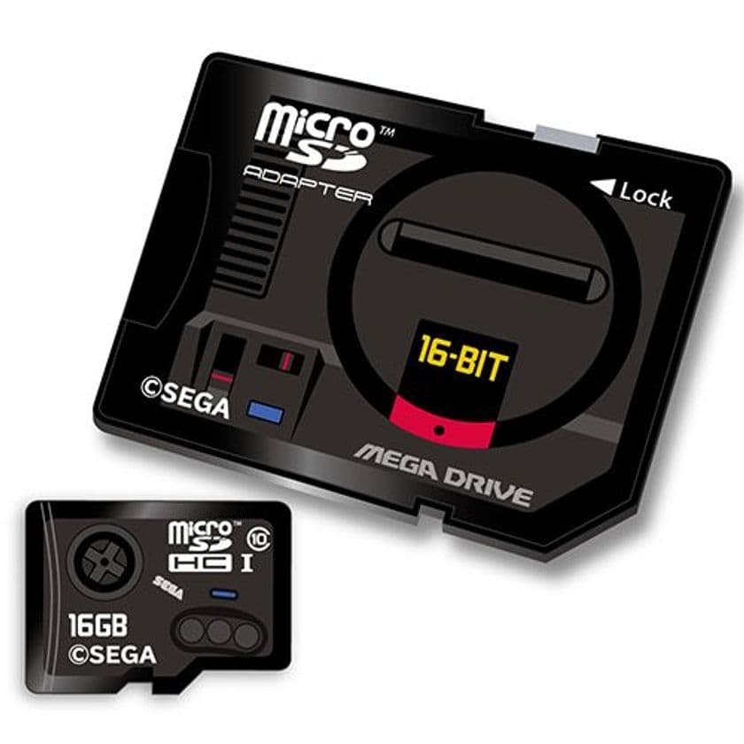 SEGAメガドライブ生誕30周年・ドリームキャスト生誕20周年記念
　人気ハードをモチーフとしたmicroSDHCカードセットを発売！