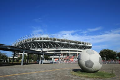 鹿島サッカースタジアム外観写真