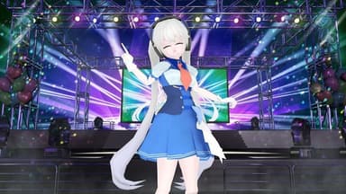 「Virtual　Live　郷音ちゃん」ゲームビジュアル