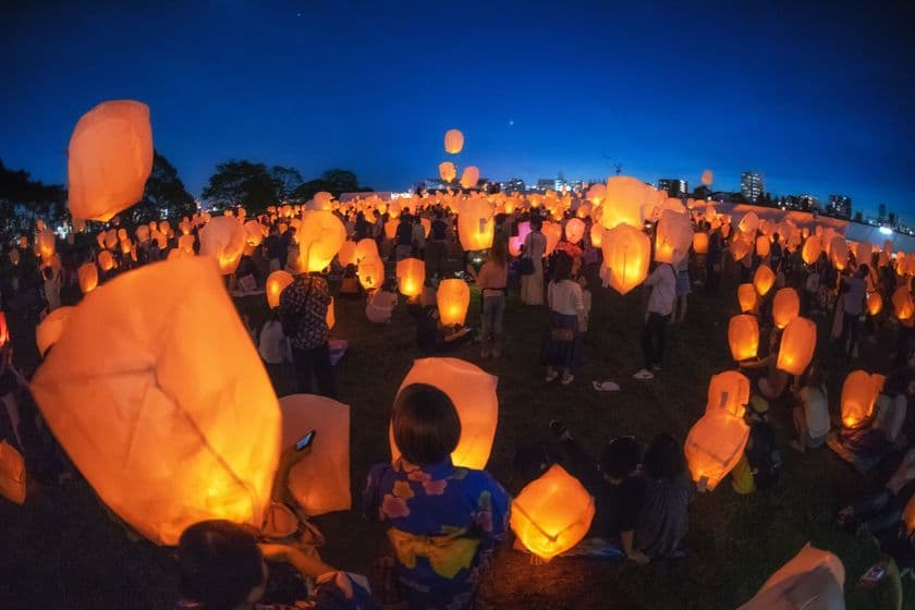 来年は大阪、東京同時開催　
願いを込めた20,000個のLEDスカイランタンが夜空を照らす七夕祭
　チケット先行販売開始