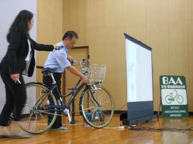 交通安全教室の様子2