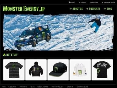 MonsterEnergy.jp TOP