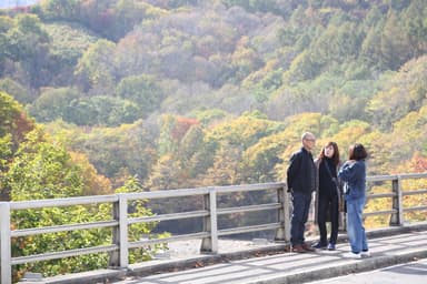 松川渓谷の紅葉