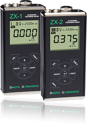 超音波厚さ計　ZX-1／ZX-2