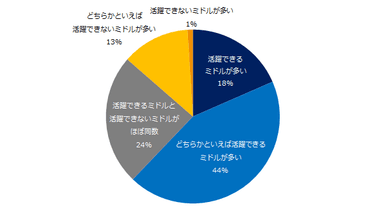 転職先で活躍できるミドルと活躍できないミドルはどちらが多いですか？