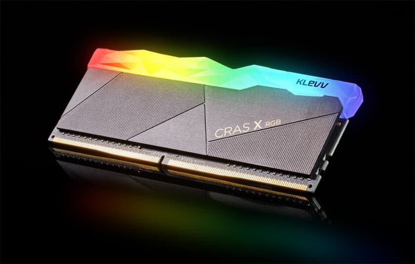 ESSENCORE、魅力的な色彩の照明と最高レベルの
ゲーム性能の『KLEVV CRAS X RGB』発売！