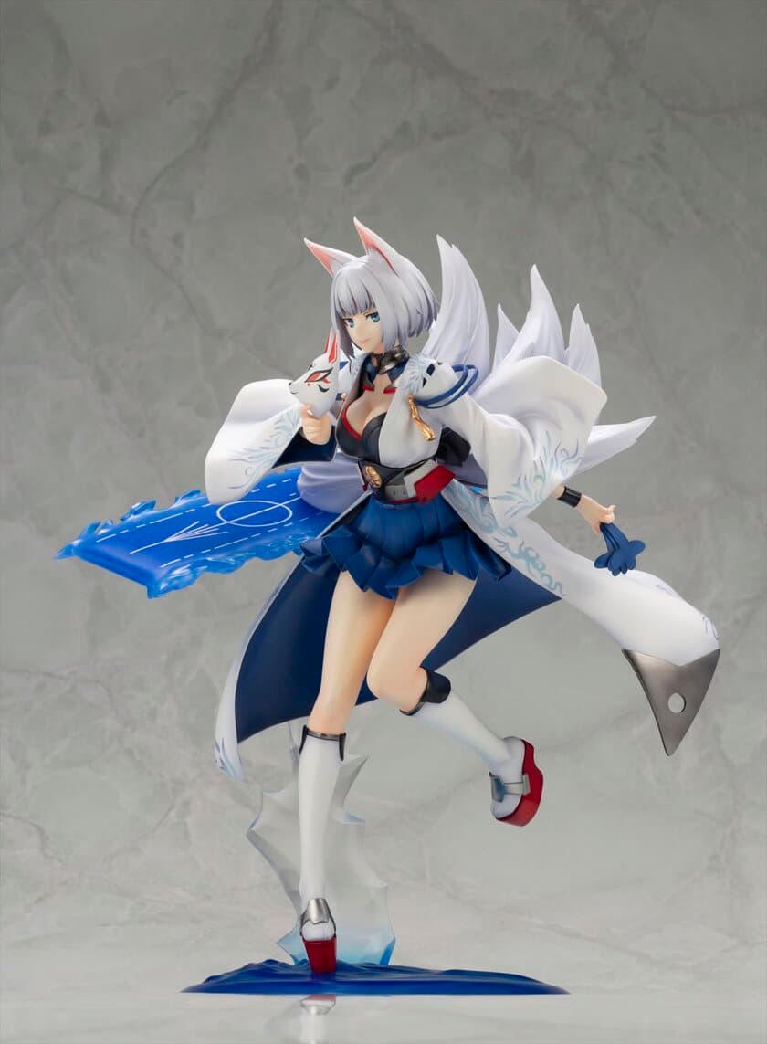 大人気スマートフォン専用シューティングゲーム『アズールレーン』より、
一航戦「加賀」が1/7スケールにて初立体化！