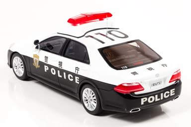 1/18 トヨタ クラウン 2011 警視庁地域部自動車警ら隊車両：左後