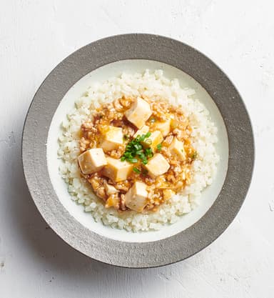 アレンジレシピ（麻婆丼）