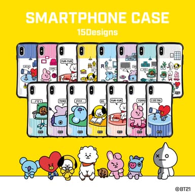 BT21 背面ケース fiPlus