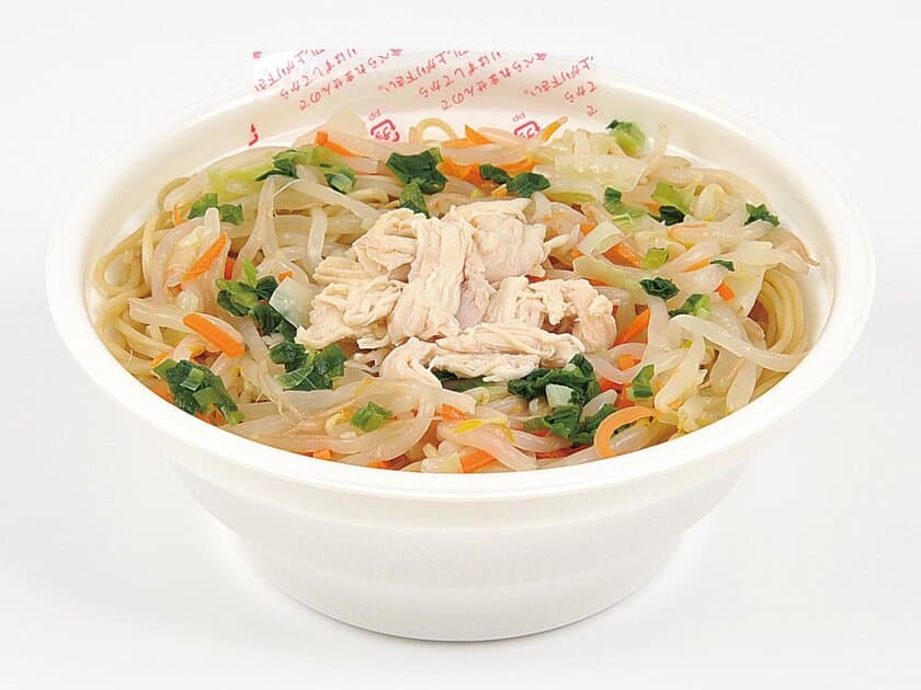 レンジ麺も健康志向！
全粒粉を使用した鶏白湯ラーメン