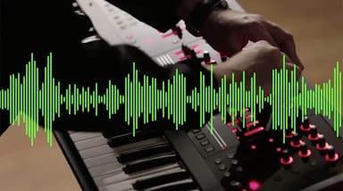 『Beat Sync Maker』　 エフェクト「Wave Form」使用イメージ