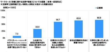 ワークルール（労働に関する法律や制度）についての認識（2）