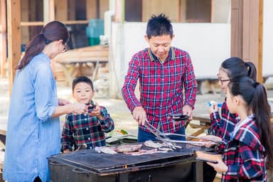 BBQは手ぶらで楽しめます