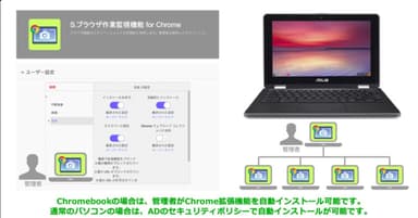 Chrome管理で登録可能です