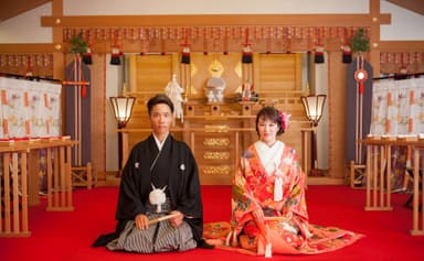 日本の花嫁 ＆ 花婿・フォト体験(イメージ)