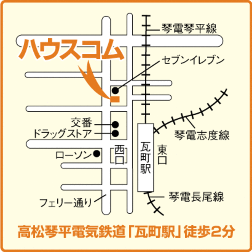 賃貸仲介大手のハウスコム、四国へ初進出！
12月8日、香川県に初となる「高松店」オープン