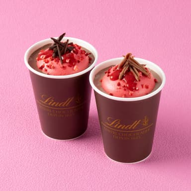 リンツ ストロベリーマシュマロ ホットチョコレートドリンク 全店