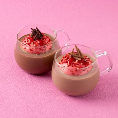 リンツ ストロベリーマシュマロ ホットチョコレートドリンク 銀座店