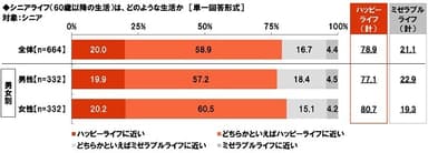 シニアライフはどのような生活か