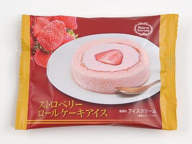 ストロベリーロールケーキアイス