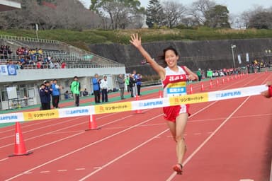 女子ゴール(優勝福岡大)