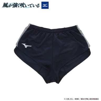 風が強く吹いている　mizunoランニングパンツ