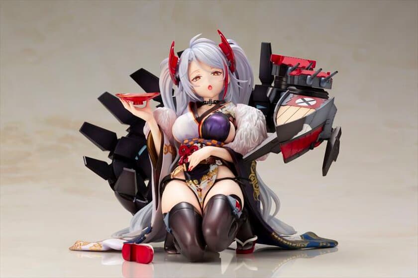 『アズールレーン』より、「プリンツ・オイゲン」が
1/7スケールにて初の立体化！
お正月に実装された豪華絢爛たる「百花繚乱」スキンを忠実に再現！