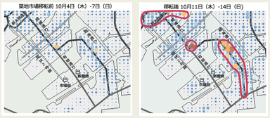 市場移転前後人流分析_築地豊洲周辺分析_BW