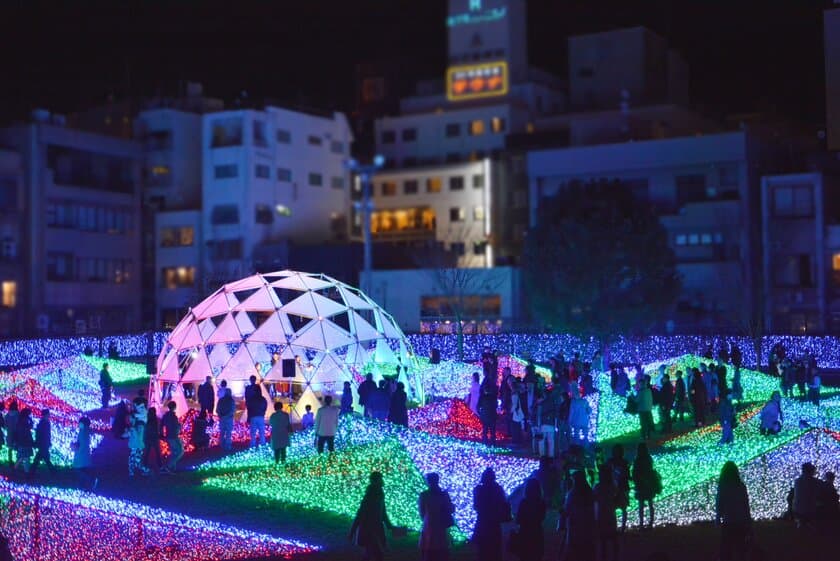 鹿児島・天文館が“光の万華鏡”に！
100万級のLED電球が彩るイルミネーションイベント
「天文館ミリオネーション2019」1/31まで開催