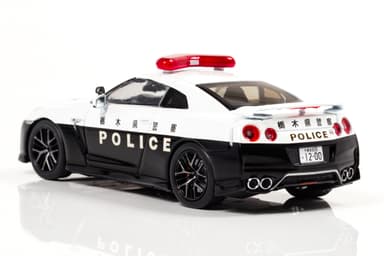 1/43 日産 GT-R (R35) 2018 栃木県警察高速道路交通警察隊車両：左後