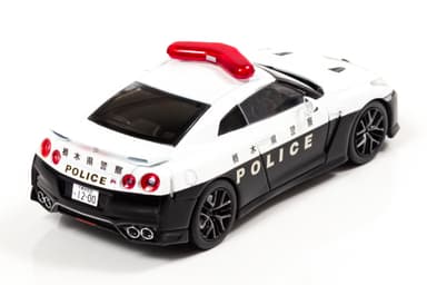 1/43 日産 GT-R (R35) 2018 栃木県警察高速道路交通警察隊車両：右後