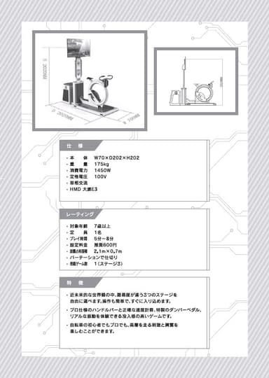 タイムサイクル チラシ(裏)