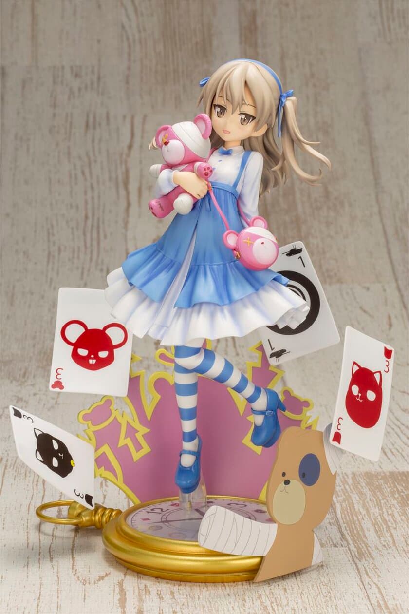 フィギュア道第1弾の島田愛里寿が『Wonderland Color』となって再登場！
特別カラーのボコポシェットとボコのぬいぐるみを持った愛里寿が楽しさを全面に出した笑顔で立体化！