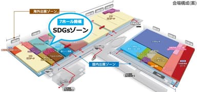 FOODEX JAPAN 2019 会場構成案