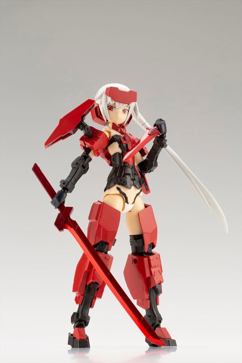 「フレームアームズ・ガール 迅雷」と「ウェポンユニット　サムライマスターソード、マギアブレード」が　オリジナルカラーでセットとなって登場！