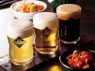 隅田川ブルーイング3種飲み比べ イメージ　980円