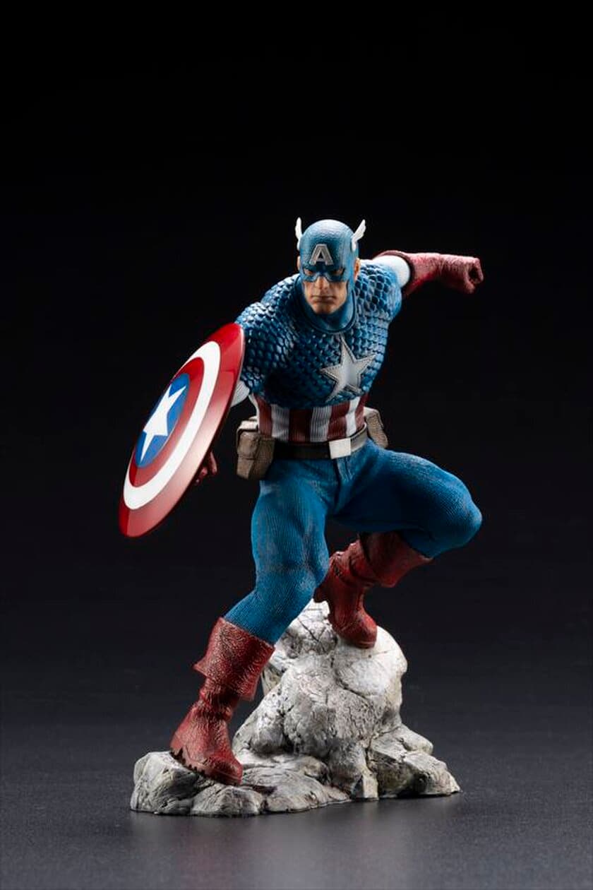 ARTFXからARTFX PREMIERが登場！
開幕を飾る第二弾はMARVEL AVENGERSフレッシュスタートより
「スーパーソルジャー／キャプテン・アメリカ」！